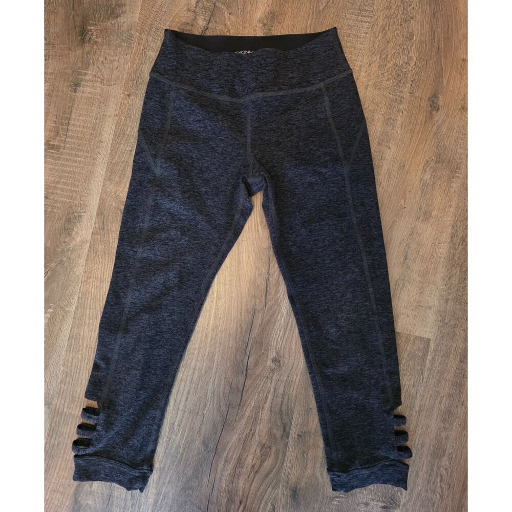 Beyond Yoga X Equinox Gray Cropped Super Soft Leggings S Made in USA